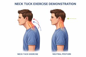 neck tuck exercise