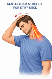 gentle neck stretch