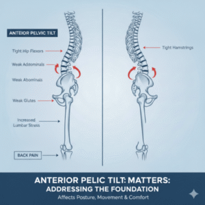anterior and posterior pelvic tilt